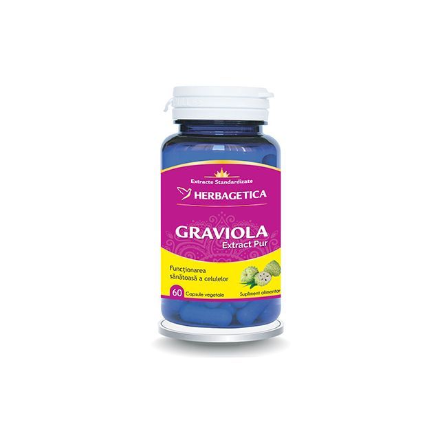 Graviola Extract pur 60 cps, Herbagetica