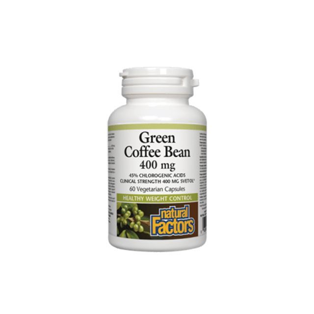 Green Coffee Bean 400mg 60 cps, Natural Factors