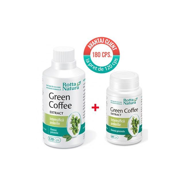 Green Coffee Extract 120 cps, Rotta Natura