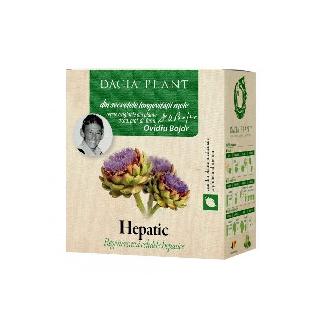 Hepatic ceai 50g, Dacia Plant