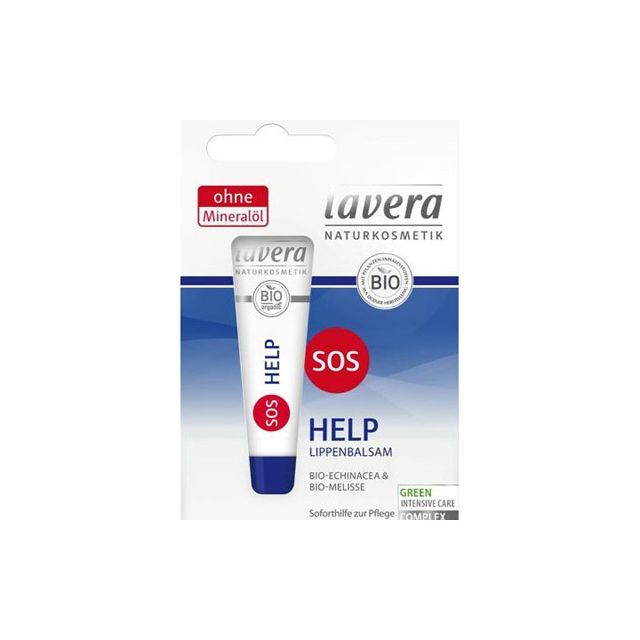Balsam pentru ingrijirea intensiva a buzelor SOS Help 8ml, Lavera