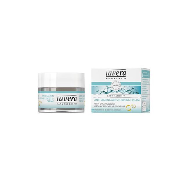 Crema hidratanta antirid cu coenzima Q10 Basis Sensitiv 50ml, Lavera