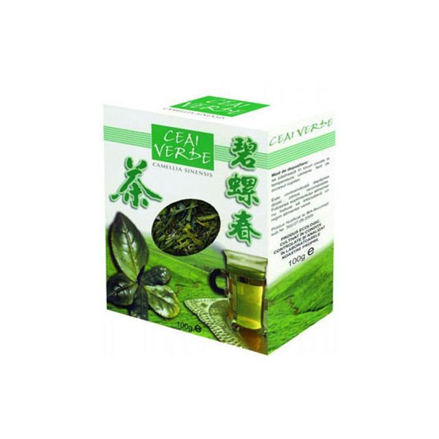 Ceai verde frunze 100g, Parapharm
