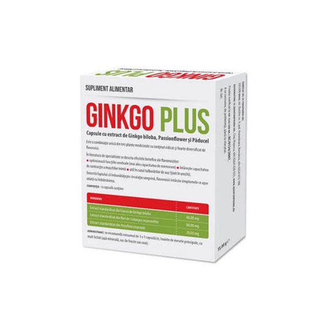 Ginkgo Plus 30 cps, Parapharm