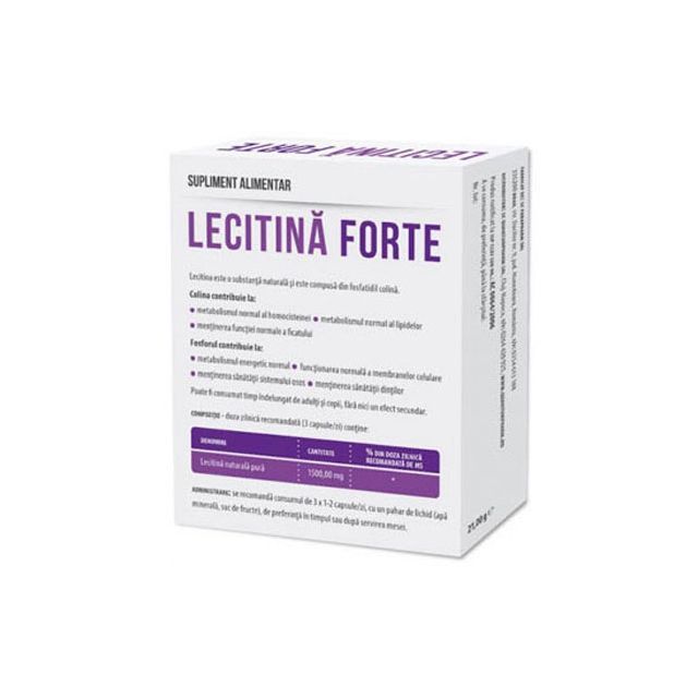 Lecitina forte 100 cps, Parapharm