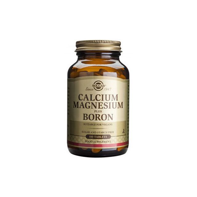 Calcium Magnesium plus Boron 100 tbl, Solgar