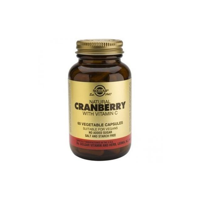 Cranberry Extract cu Vitamin C 60 cps, Solgar