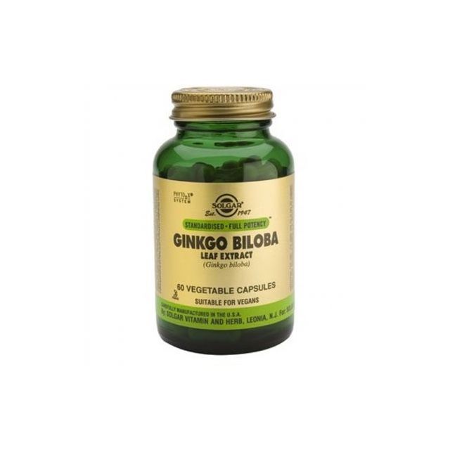 Gingko Biloba Leaf Extract 60 cps, Solgar