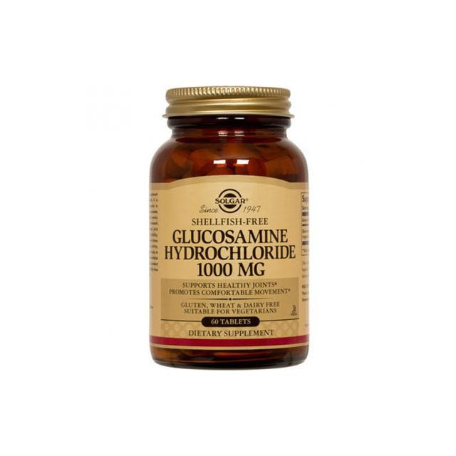 Hidroclorura de glucozamina (Glucosamine HCL) 1000mg 60 tbl, Solgar