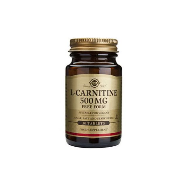 L-Carnitine 500mg 30 tab, Solgar