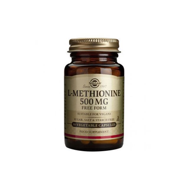 L-metionina (L-Methionine) 500mg 30 cps, Solgar