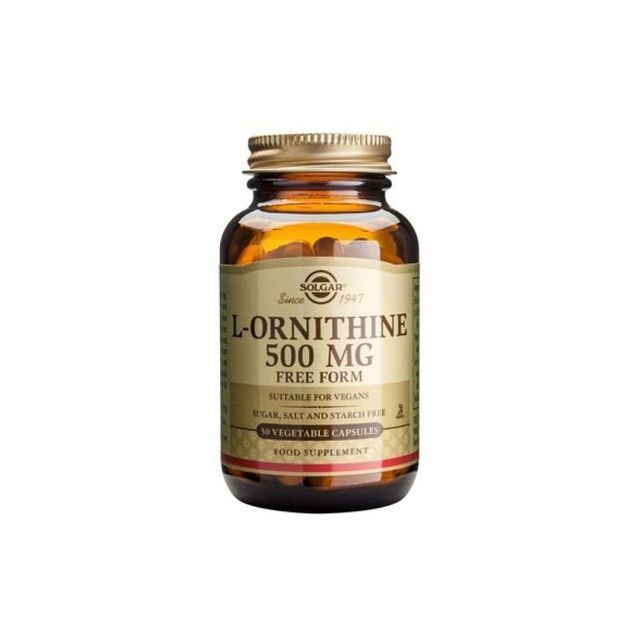 L-Ornitina (L-Ornithine) 500mg 50 cps, Solgar