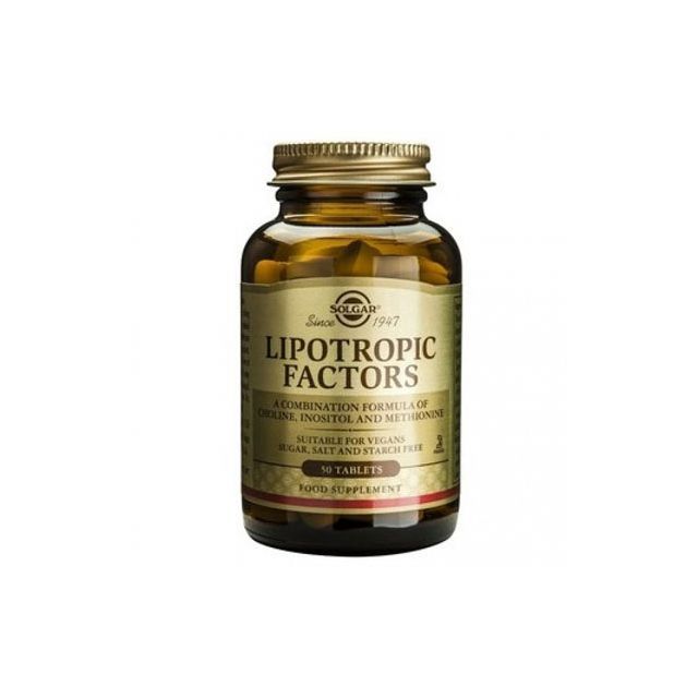 Factori lipotropici (Lipotropic Factors) 100 tbl, Solgar