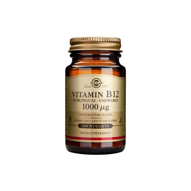 Vitamin B12 1000μg 100 tablete masticabile Solgar