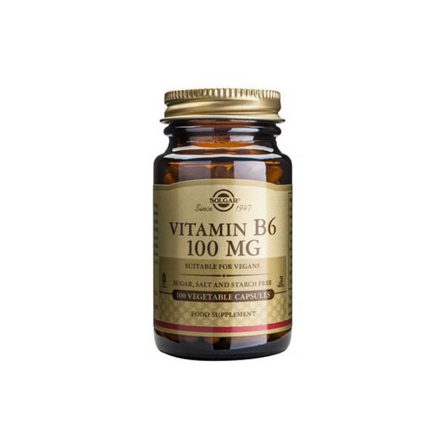Vitamin B-6 100mg 100 cps, Solgar