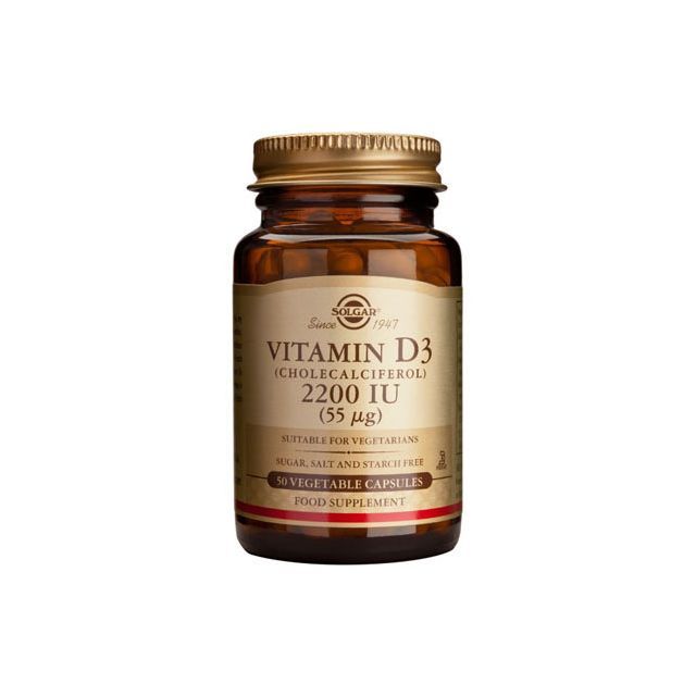 Vitamina D3 2200UI 50 cps, Solgar