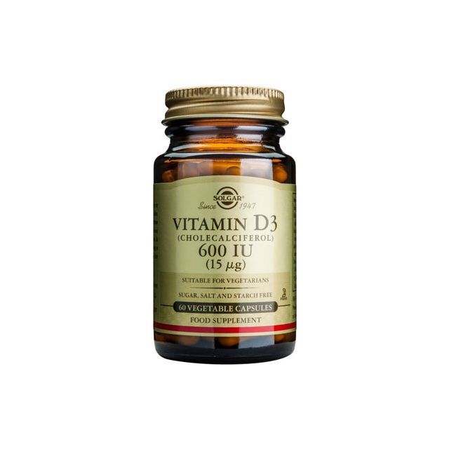 Vitamina D3 600UI  60 cps, Solgar