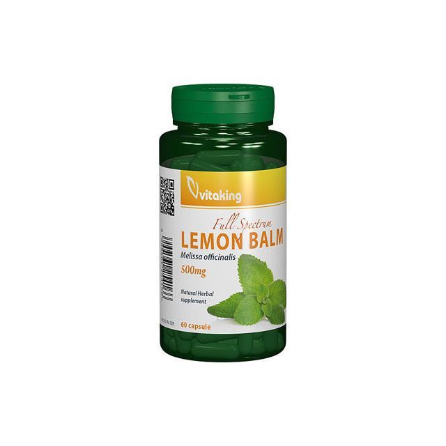 Roinita (Lemon Balm) 500mg 60 cps, Vitaking