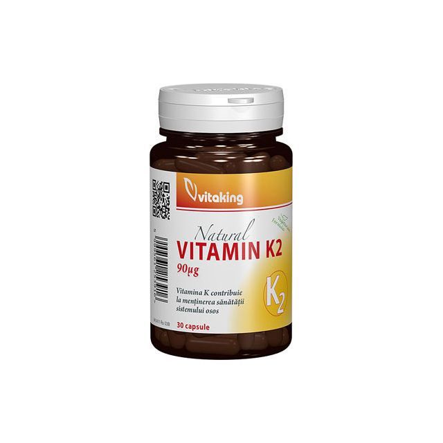 Vitamina K2 naturala 30 cps, Vitaking