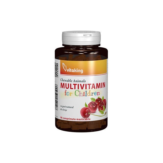 Multivitamina cu minerale pentru copii 90 cpr, Vitaking