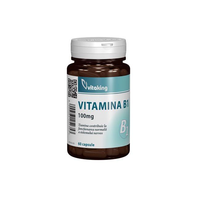 Vitamina B1 (tiamina) 100mg 60 cps, Vitaking