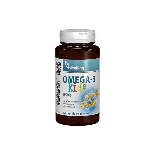 Omega 3 natural pentru copii 100 cps, Vitaking