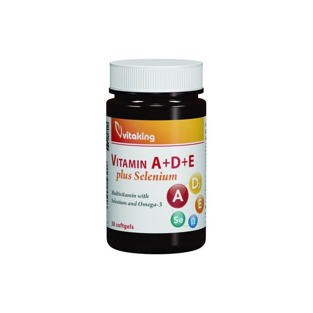 Vitamina A+D+E+seleniu 30 cps, Vitaking