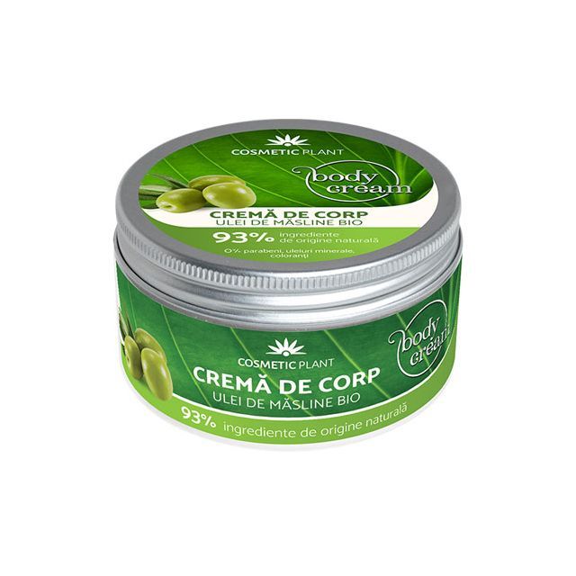 Crema corp cu ulei de masline bio 200ml, Cosmetic Plant