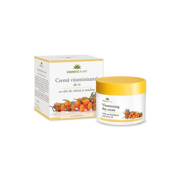 Crema vitaminizanta de zi cu ulei de catina si masline 50ml, Cosmetic Plant
