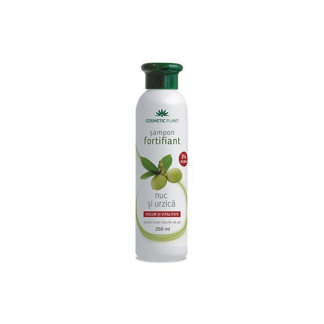 Sampon fortifiant cu nuc si urzica 250ml, Cosmetic Plant