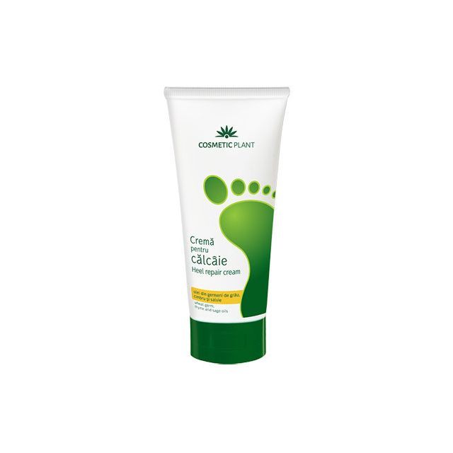 Crema pentru calcaie cu ulei din germeni de grau, cimbru si salvie 100ml, Cosmetic Plant