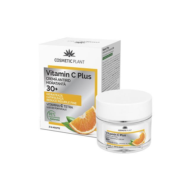 Crema antirid hidratanta 30+ Vitamin C Plus 50ml, Cosmetic Plant