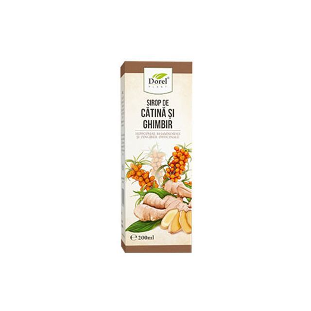 Sirop de Catina si ghimbir 200ml, Dorel Plant