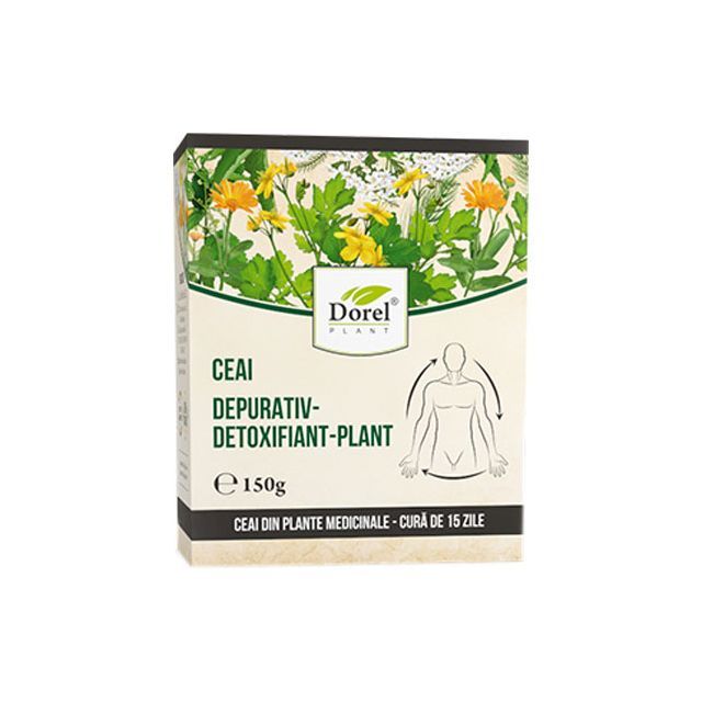 Ceai Depurativ-detoxifiant-plant 150g, Dorel Plant