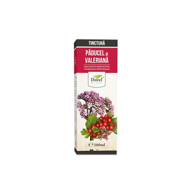 Tinctura de Paducel si valeriana 200ml, Dorel Plant
