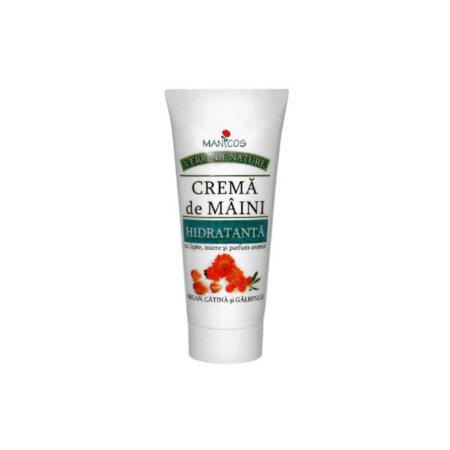 Crema de maini hidratanta (argan, catina , galbenele) 100ml, Manicos