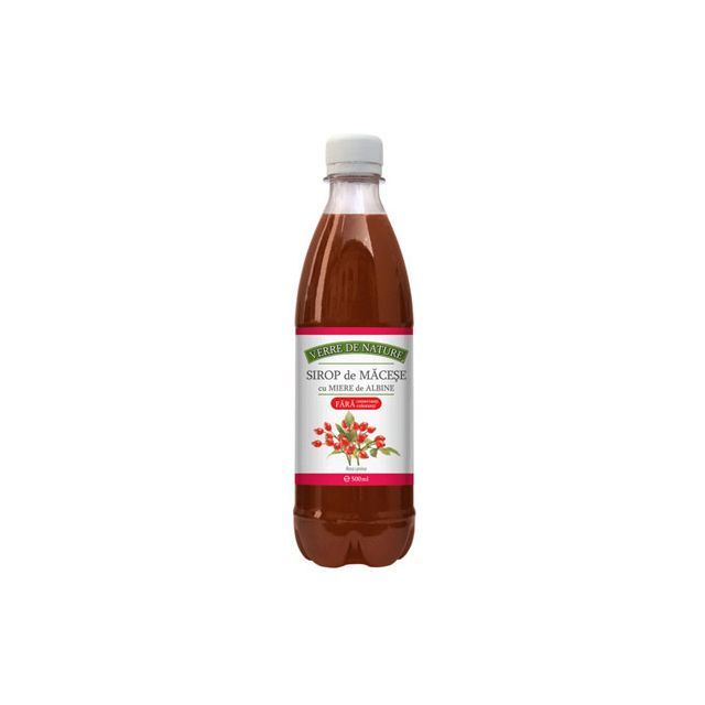 Sirop de macese cu miere 500ml, Manicos