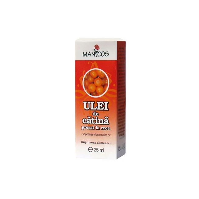 Extract uleios de catina presat la rece 25ml, Manicos