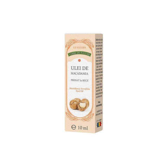 Ulei de macadamia presat la rece 10ml, Manicos