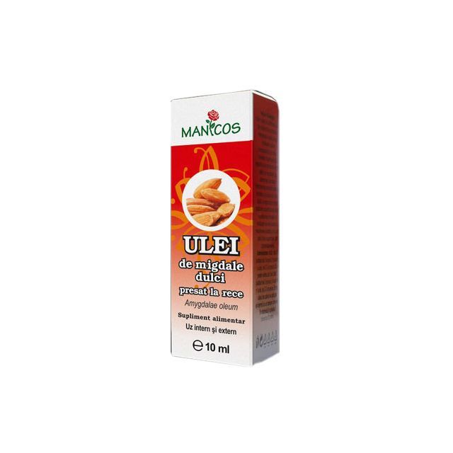 Ulei de migdale dulci 10ml, Manicos