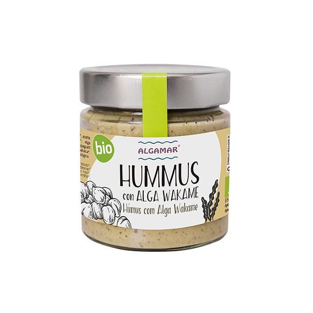 Hummus cu alge wakame bio 180g, Algamar