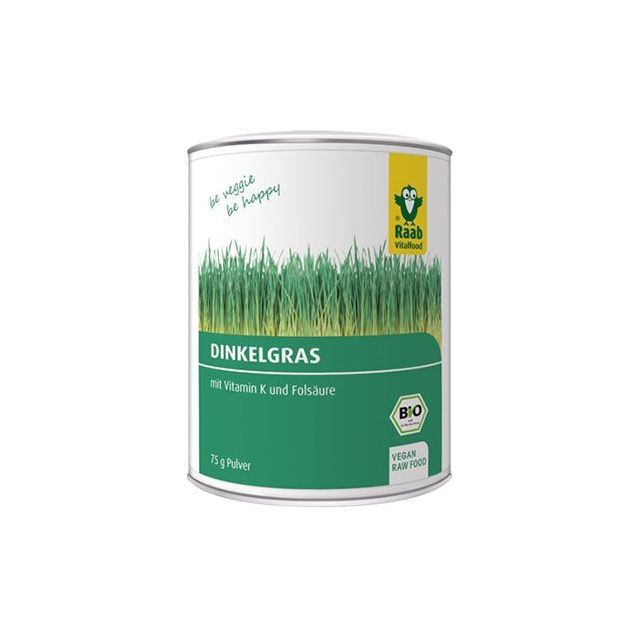 Iarba de grau spelta bio pudra 75g, Raab Vitalfood