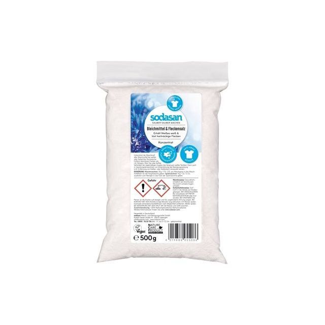 Inalbitor Bio si solutie pentru scos pete pe baza de oxigen 500g (punga), Sodasan