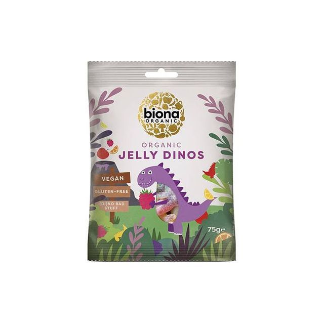 Jeleuri Dinos bio, vegan, fara gluten 75g, Biona 