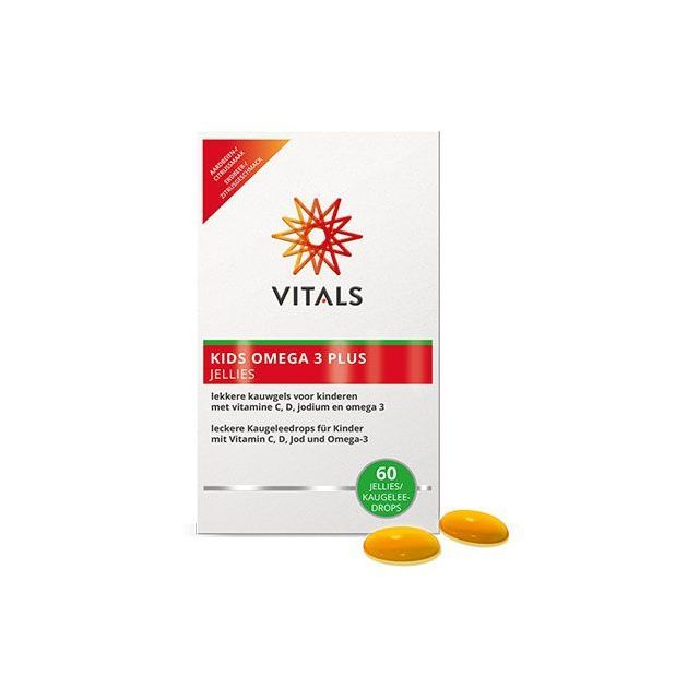 Kids Omega 3 Plus 60 jeleuri masticabile, Vitals