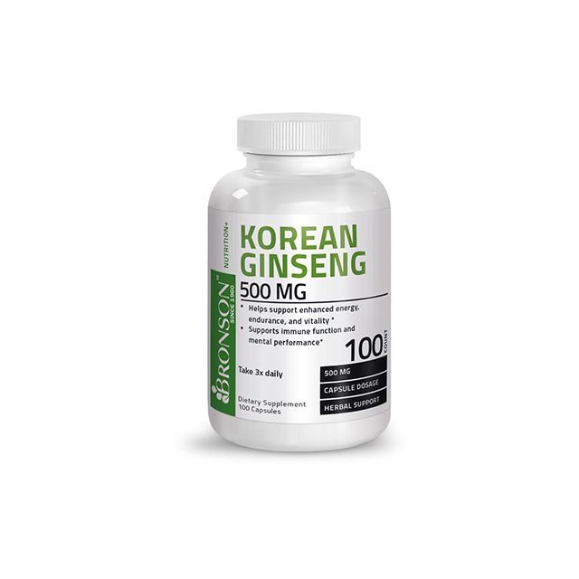 Ginseng Korean 500mg 100 cps, Bronson