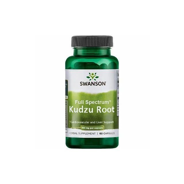 Full Spectrum Kudzu Root 500mg 60 cps, Swanson