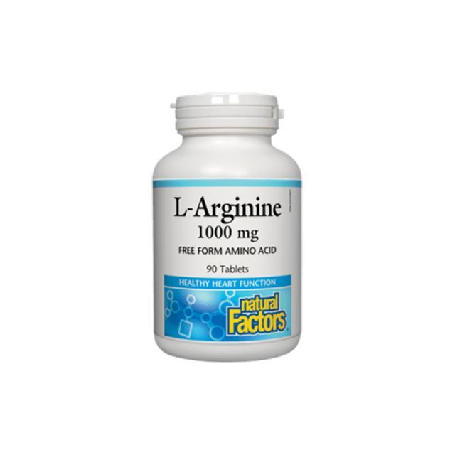 L-Arginina (L-Arginine) 500mg 90 cps, Natural Factors