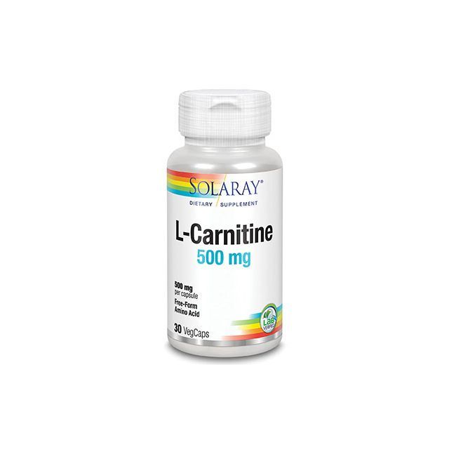 L-Carnitine 500mg 30 cps, Solaray