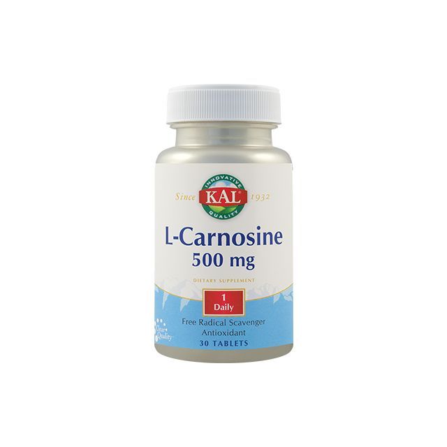 L-Carnosine 500mg 30 tb, KAL